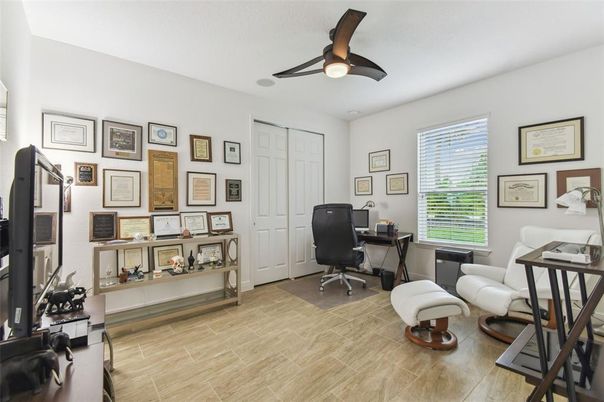 Home Office, Interior, Wood Texture Flooring
