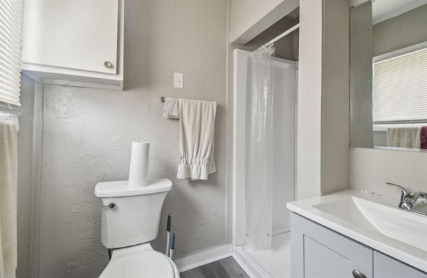 Bathroom, Interior, Wood Texture Flooring