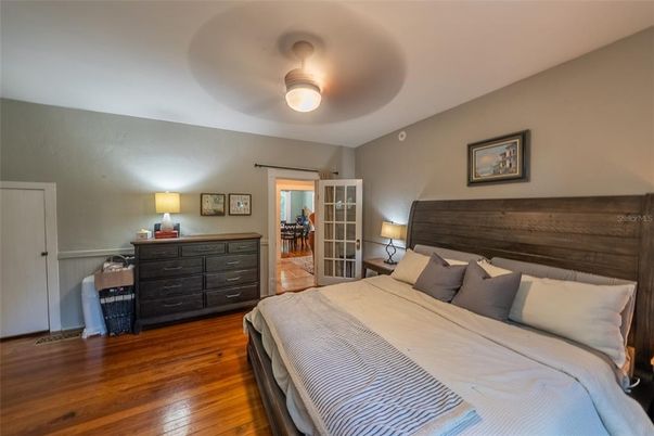 Bedroom, Interior, Wood Texture Flooring