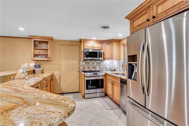 Interior, Kitchen, Recessed Lighting, Stainless Steel Appliances