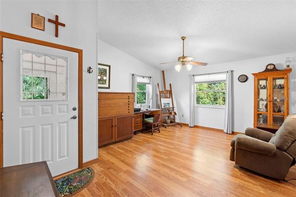 Home Office, Interior, Wood Texture Flooring