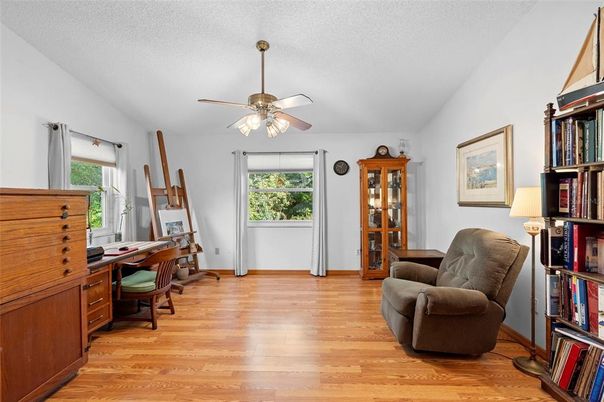 Home Office, Interior, Wood Texture Flooring