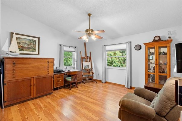 Home Office, Interior, Wood Texture Flooring