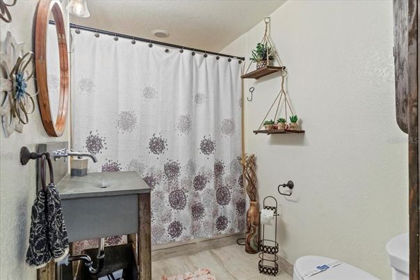 Bathroom, Interior, Wood Texture Flooring