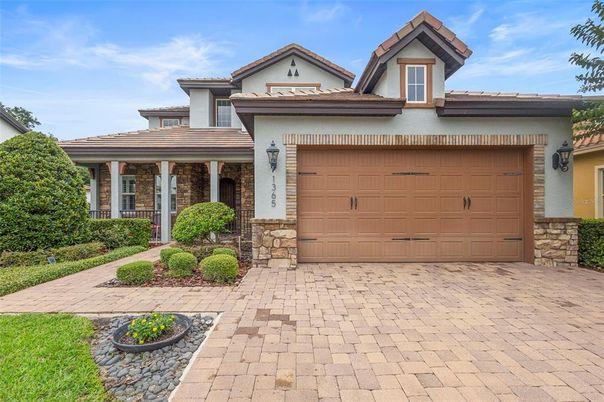 Attached, Exterior, Facade, Brick Facade, Mediterranean