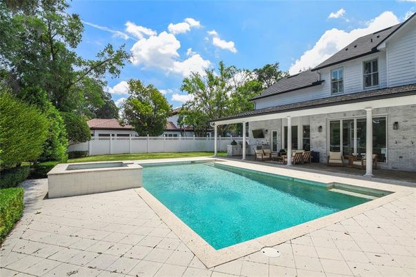 Exterior, Pool, Solar Panels