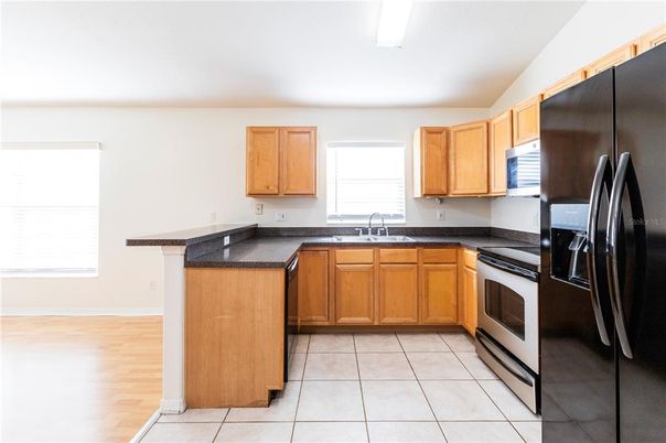 Interior, Kitchen, Wood Texture Flooring