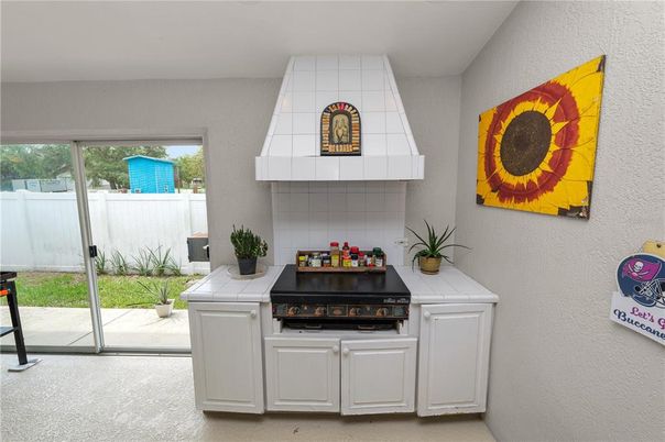 Interior, Kitchen, Tile Countertops