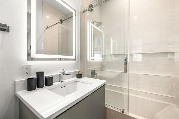 Bathroom, Glass Shower, Interior