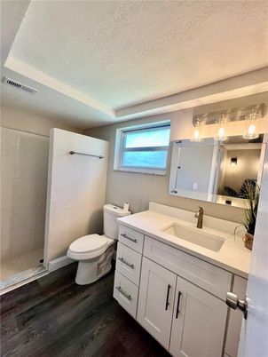 Bathroom, Interior, Wood Texture Flooring