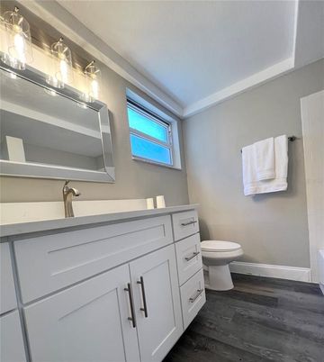 Bathroom, Interior, Wood Texture Flooring