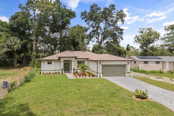 Attached, Backyard, Exterior, Facade, Solar Panels, Ranch