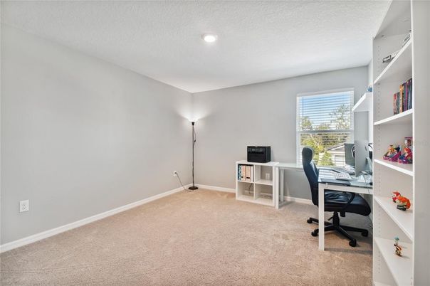 Home Office, Interior, Recessed Lighting