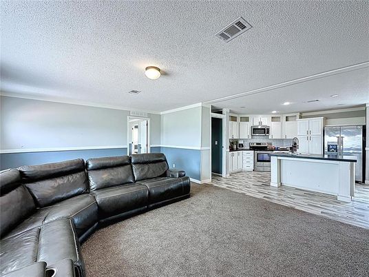 Interior, Kitchen, Living room, Recessed Lighting