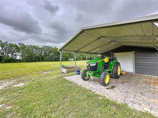 Backyard, Detached Garage, Exterior