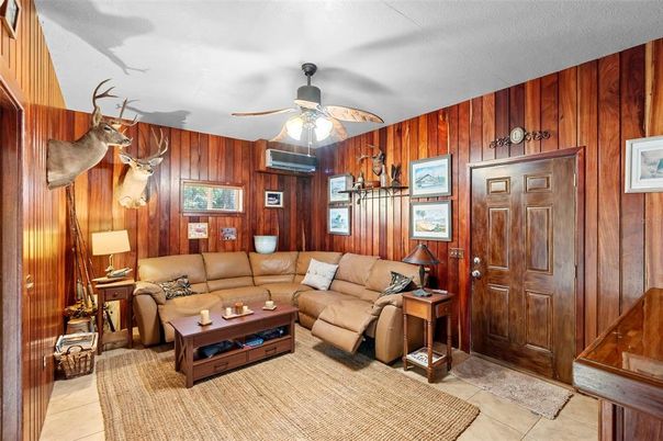 Interior, Living room, Wooden Walls