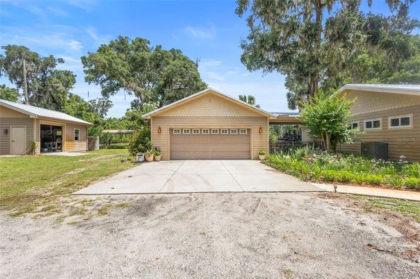 Backyard, Detached Garage, Exterior