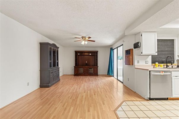 Interior, Kitchen, Wood Texture Flooring