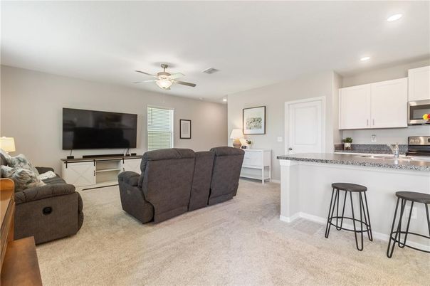 Interior, Kitchen, Living room, Recessed Lighting