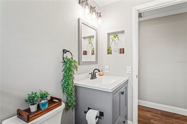 Bathroom, Interior, Wood Texture Flooring