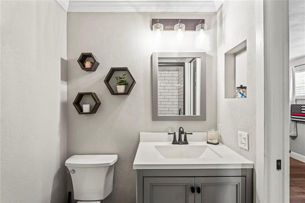 Bathroom, Interior, Wood Texture Flooring