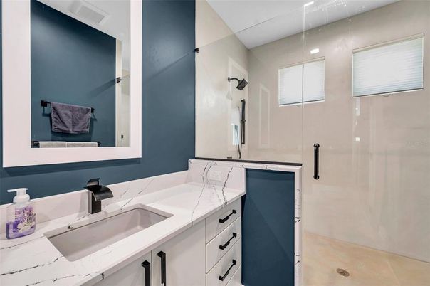 Bathroom, Glass Shower, Interior