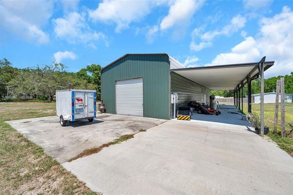 Backyard, Detached Garage, Exterior