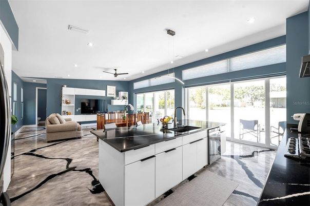 Interior, Kitchen, Pendant Lights, Recessed Lighting