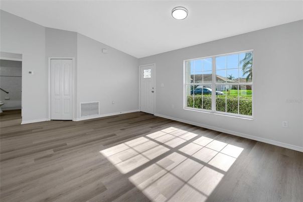 Empty room, Interior, Wood Texture Flooring