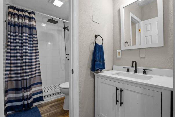 Bathroom, Interior, Wood Texture Flooring