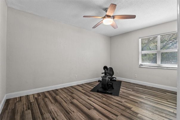 Fitness Equipment, Interior, Wood Texture Flooring