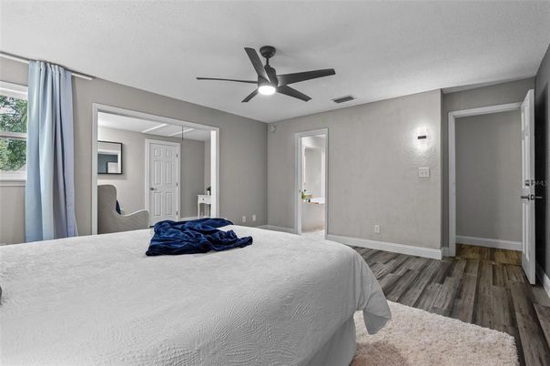 Bedroom, Interior, Wood Texture Flooring
