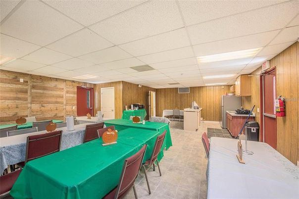 Dining room, Interior, Recessed Lighting, Wooden Walls