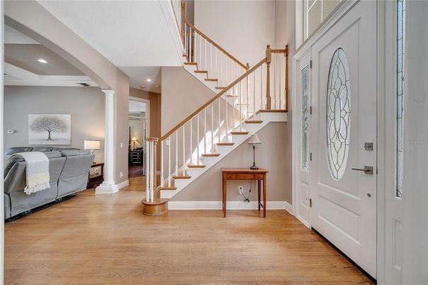 Interior, Recessed Lighting, Wood Texture Flooring