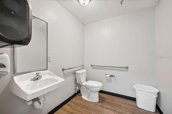 Bathroom, Interior, Wood Texture Flooring