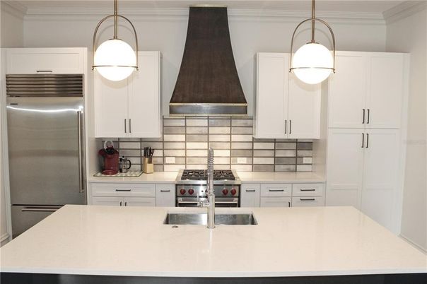 Interior, Kitchen, Pendant Lights, Stainless Steel Appliances