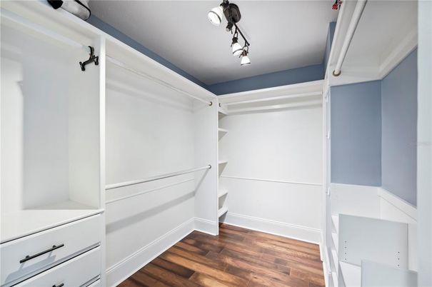 Interior, Walk-in Closets, Wood Texture Flooring