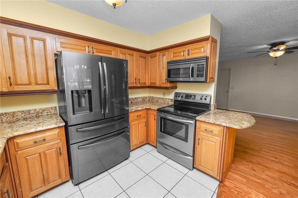 Interior, Kitchen, Wood Texture Flooring