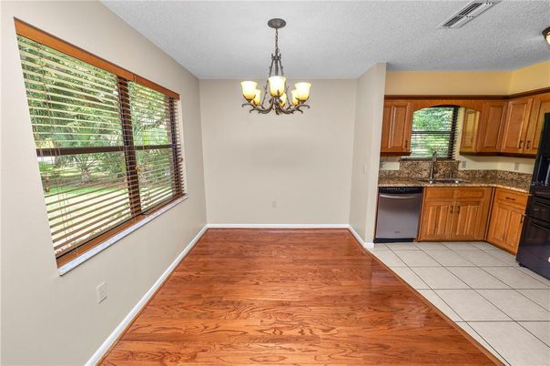 Chandelier, Interior, Kitchen, Wood Texture Flooring