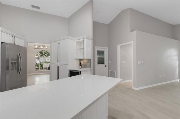 Interior, Kitchen, Wood Texture Flooring