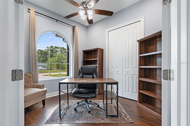 Home Office, Interior, Wood Texture Flooring