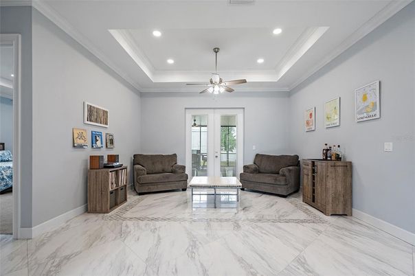 Interior, Marble, Recessed Lighting