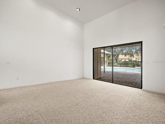 Empty room, Interior, Recessed Lighting