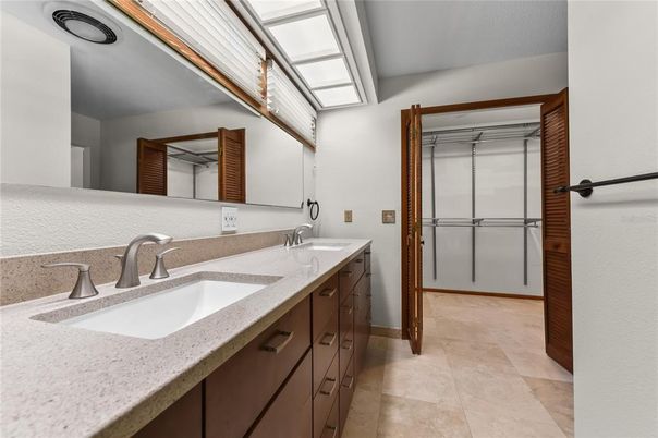 Bathroom, Dual Sink Vanities, Glass Shower, Interior