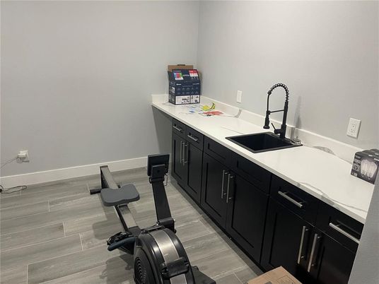 Fitness Equipment, Interior, Kitchen, Wood Texture Flooring