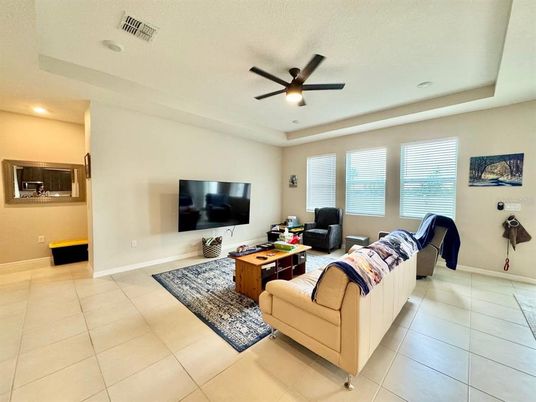 Interior, Living room, Recessed Lighting