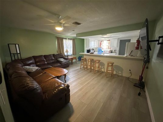 Interior, Kitchen, Living room, Wood Texture Flooring