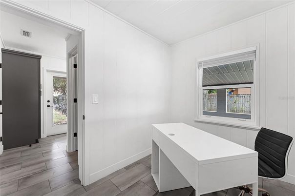 Home Office, Interior, Wood Texture Flooring