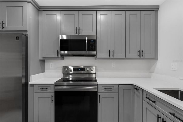 Interior, Kitchen, Stainless Steel Appliances