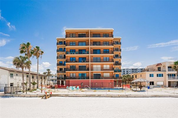 Exterior, Facade, Pool, Condo Building